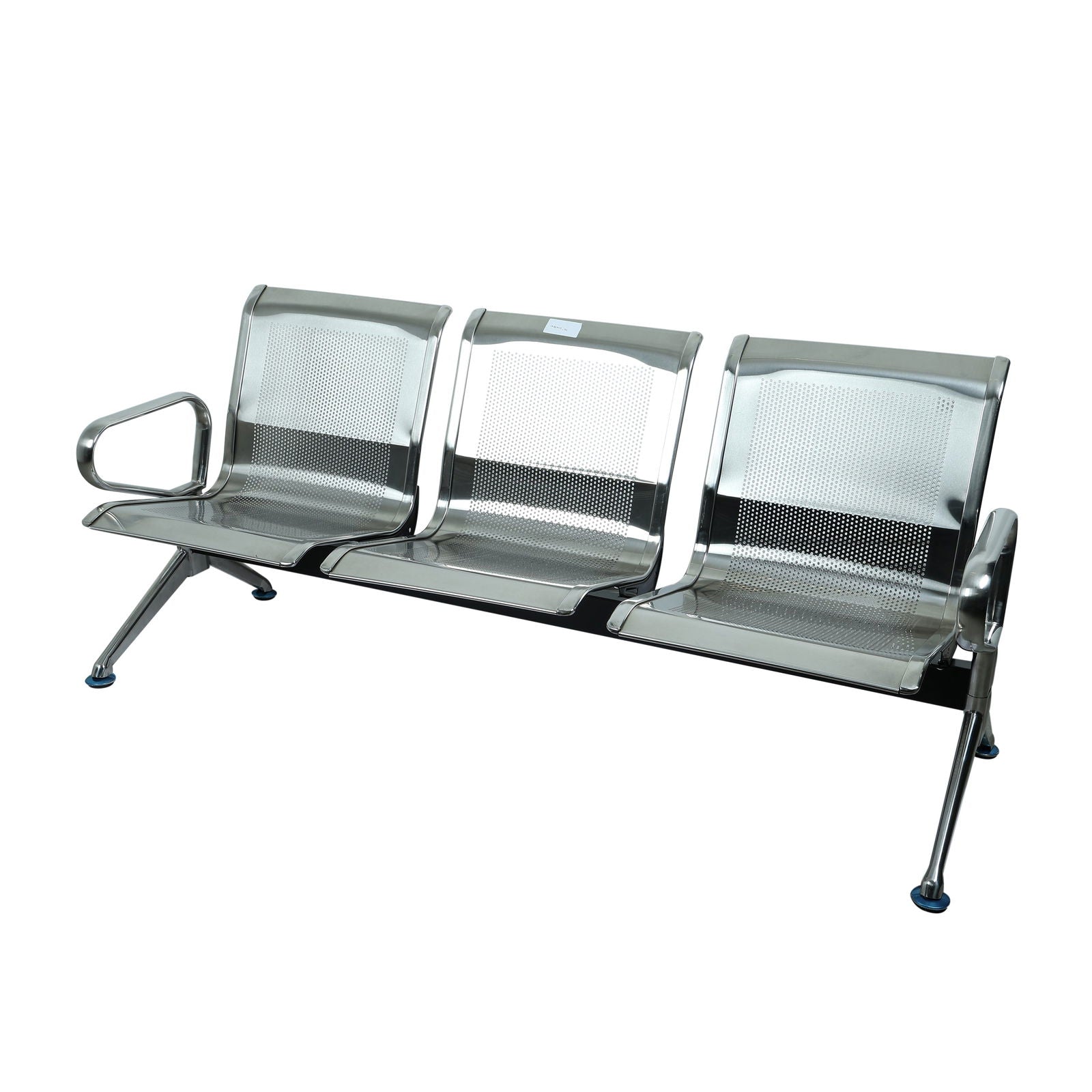 Airport Chair 3 Seater & Reception Waiting Area Chair, Silver -