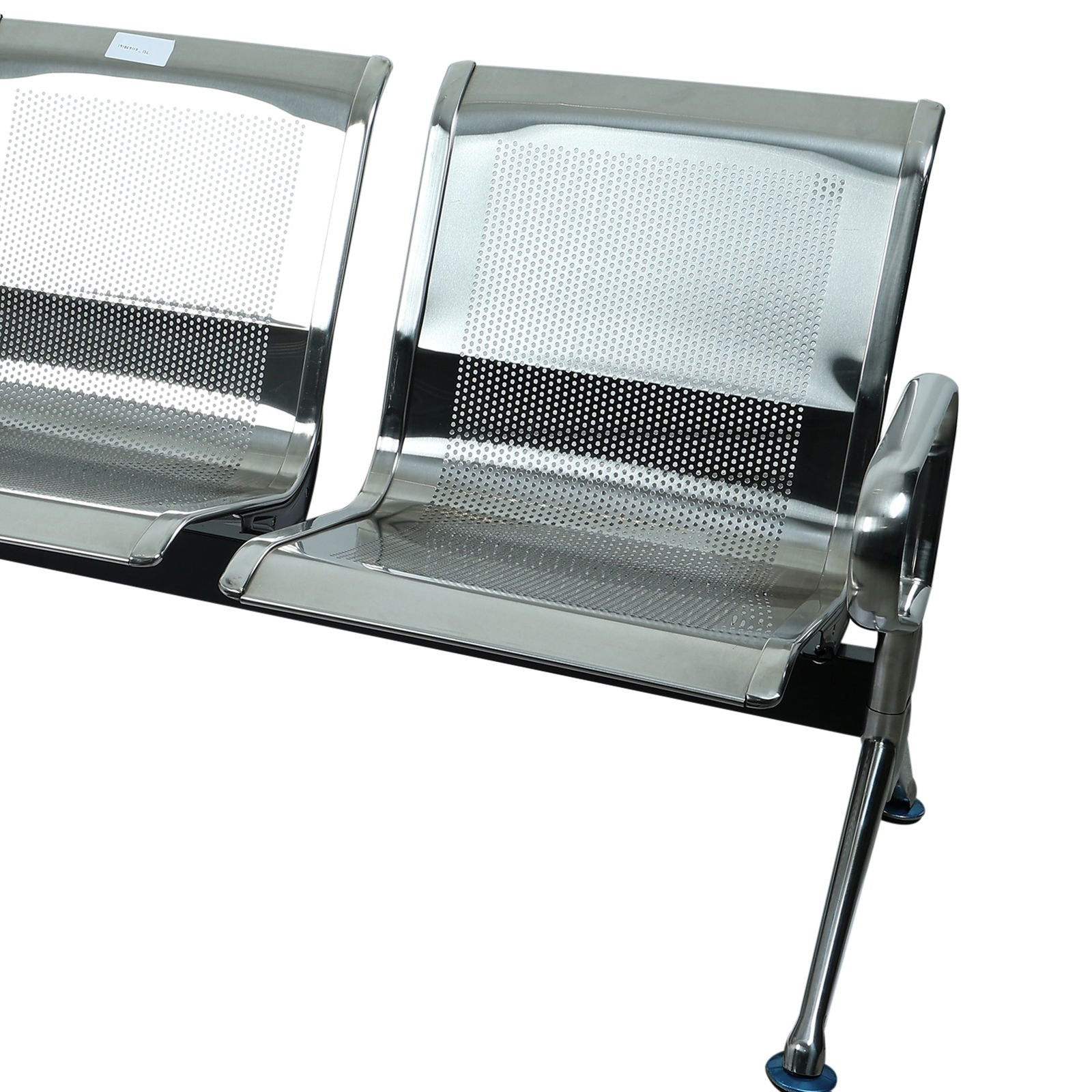 Airport Chair 3 Seater & Reception Waiting Area Chair, Silver -