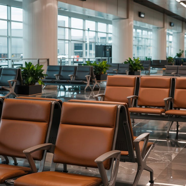 <b>Airport Furniture:</b> We offer seating and other airport furniture that combines functionality with modern design to cater to travelers' needs in busy terminals.