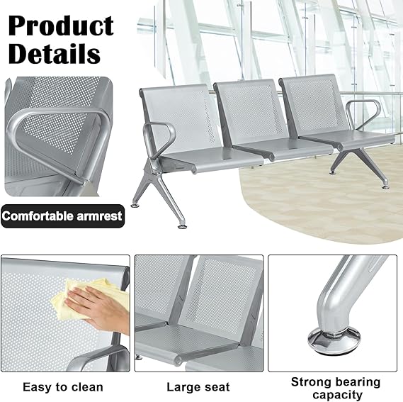 Airport Sofa 3 Seater & Reception Waiting Area Chair -