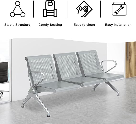 Airport Sofa 3 Seater & Reception Waiting Area Chair -