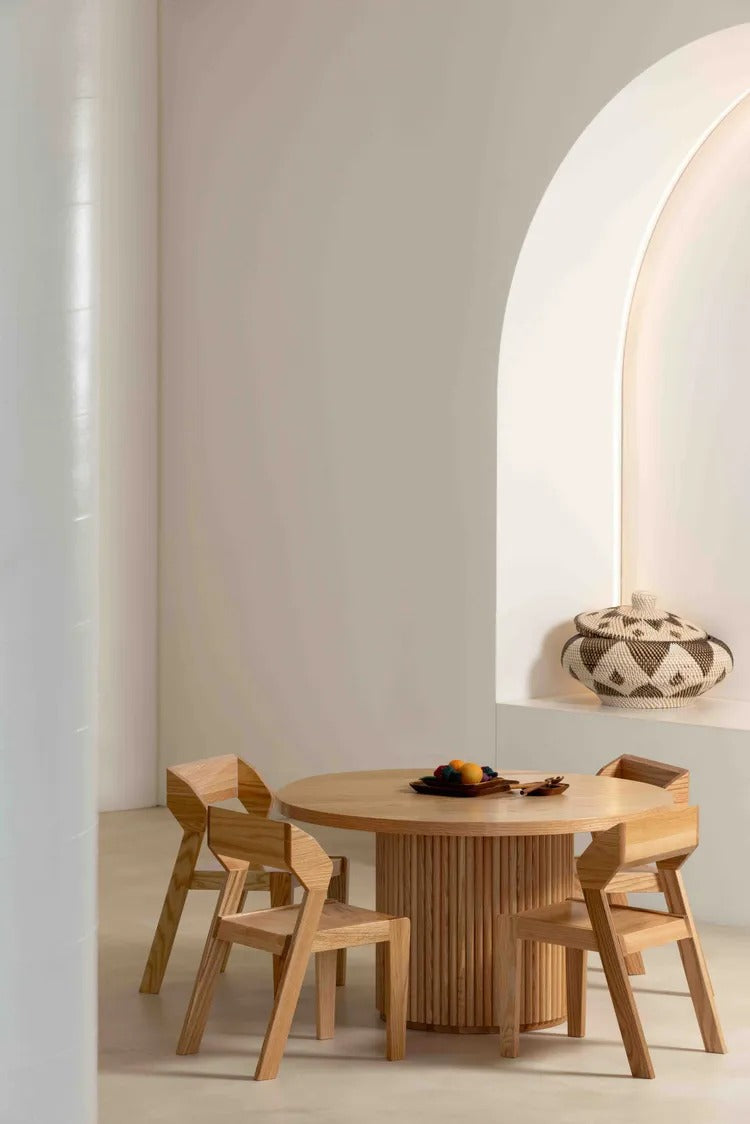 Alfie Stacking Chair with Teak Design – Durable & Space-Saving Kids Chair