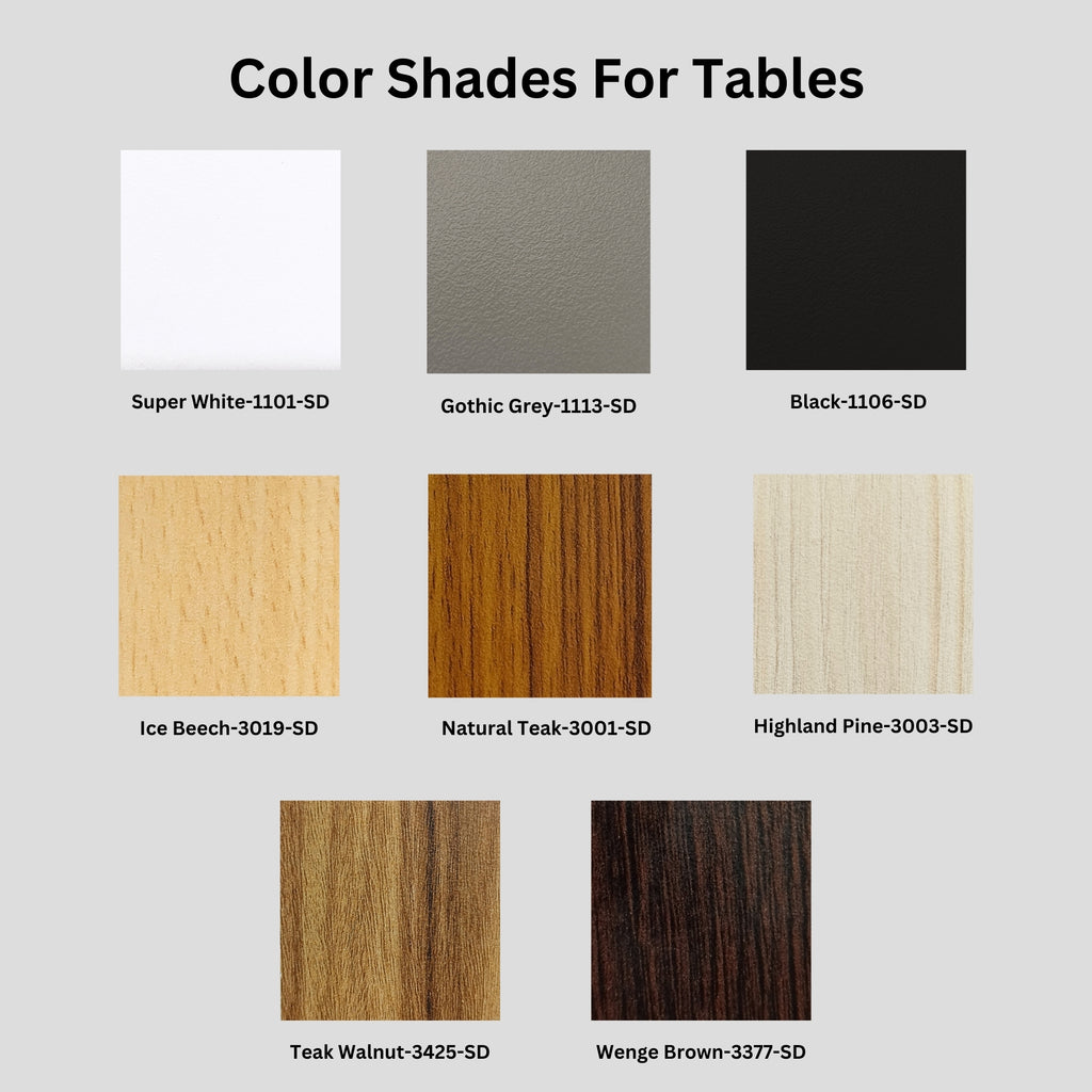 Contractor Table Color Meeting Table for Office Furniture Made in MDF/Plywood with Metal Legs