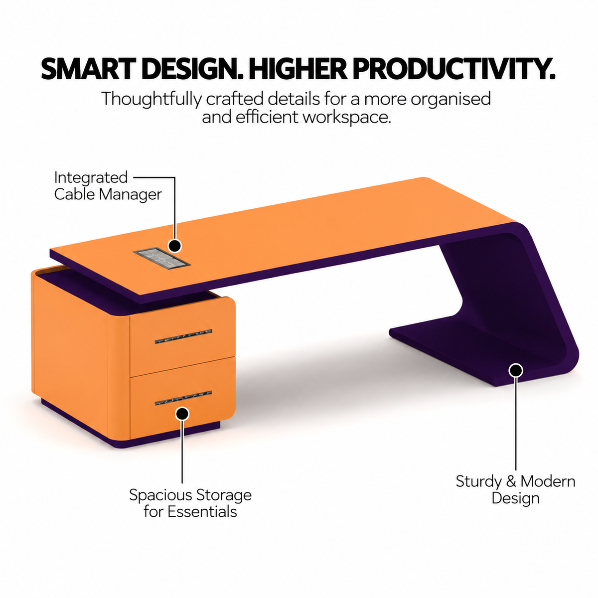 The Executive Command Desk and Luxury Modern Director Table with Premium Design