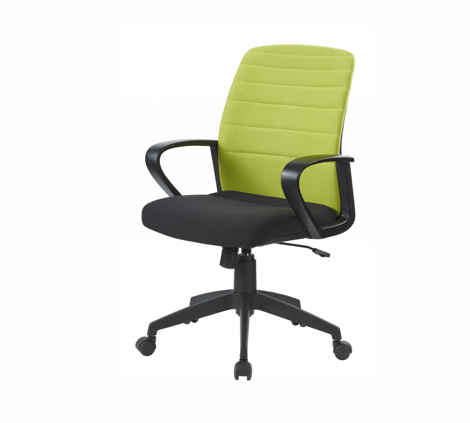 Executive Fabric Office Chair with Ergonomic Design, Cushioned Seat, Fixed Armrests, Swivel Base & Height Adjustment for Office and Workstation Use