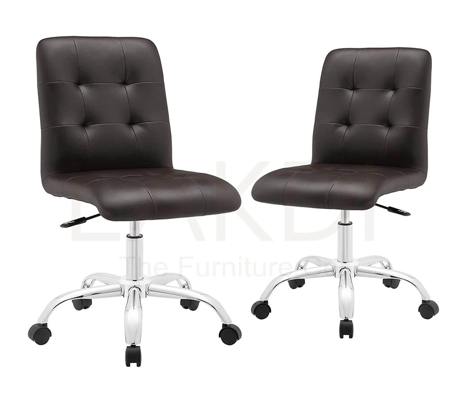 Bar Chair With Height Adjustable Nylon Wheel Base -