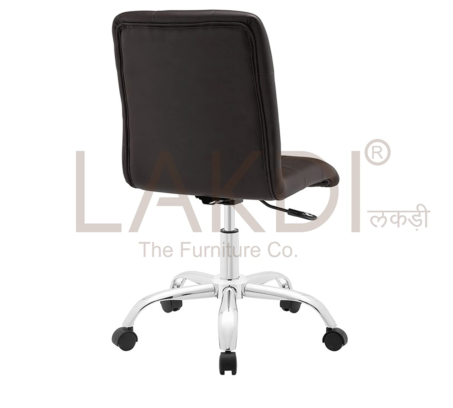 Bar Chair With Height Adjustable Nylon Wheel Base -