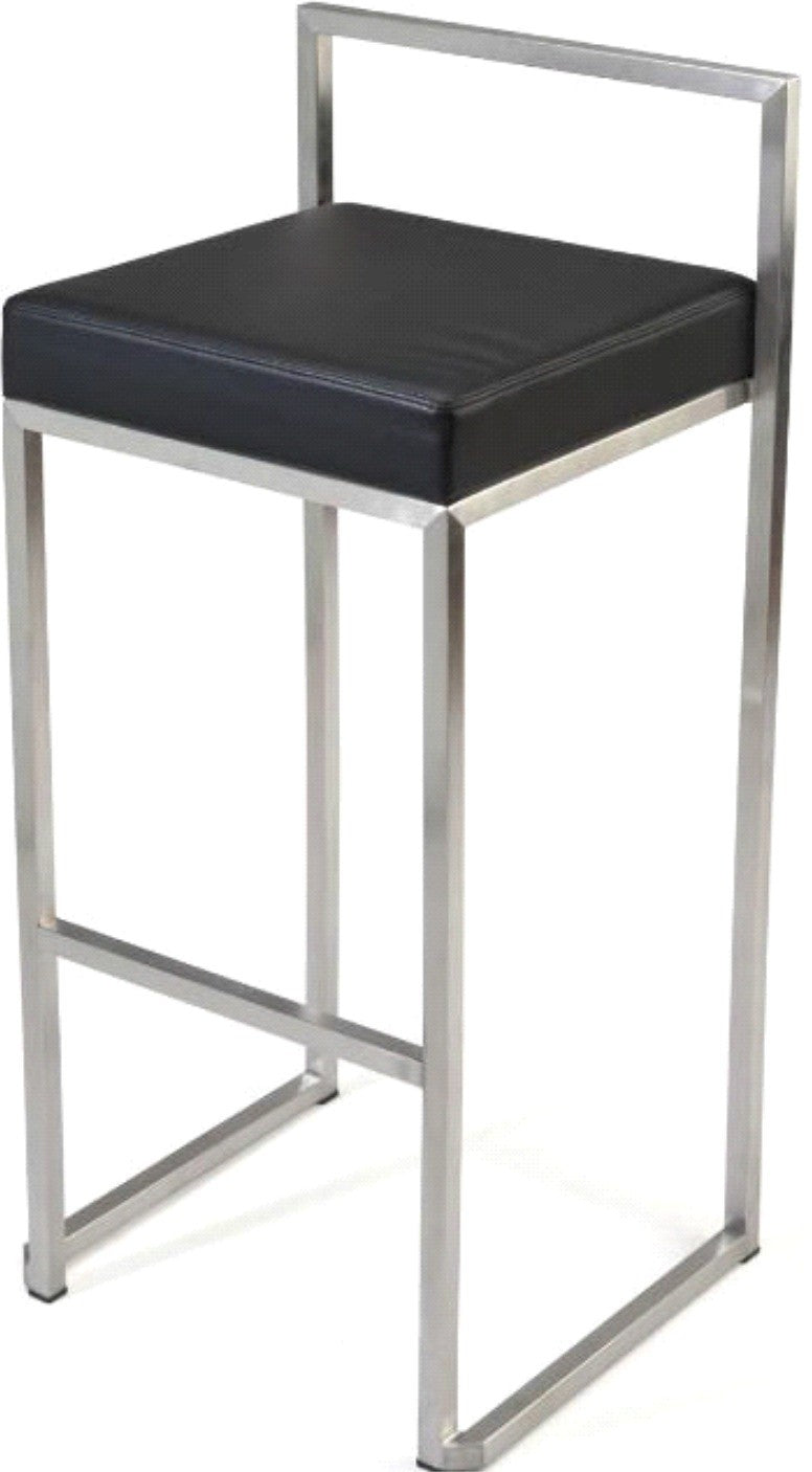 Bar Stool With Metal Frame Legs Base -
