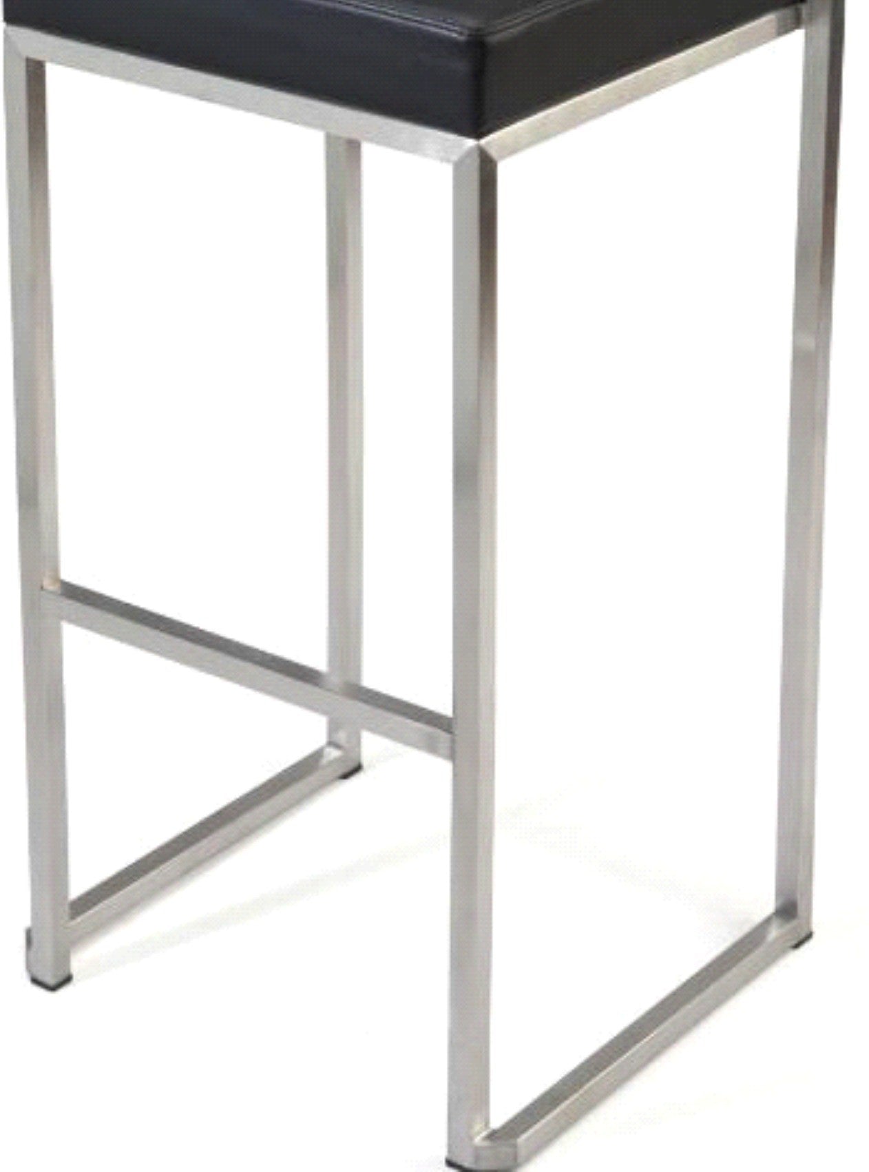Bar Stool With Metal Frame Legs Base -