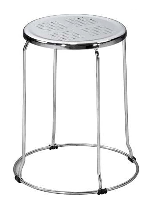 Bar Stool With Metal Frame with Chrome Legs Base -