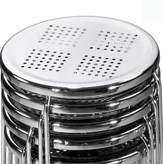 Bar Stool With Metal Frame with Chrome Legs Base -