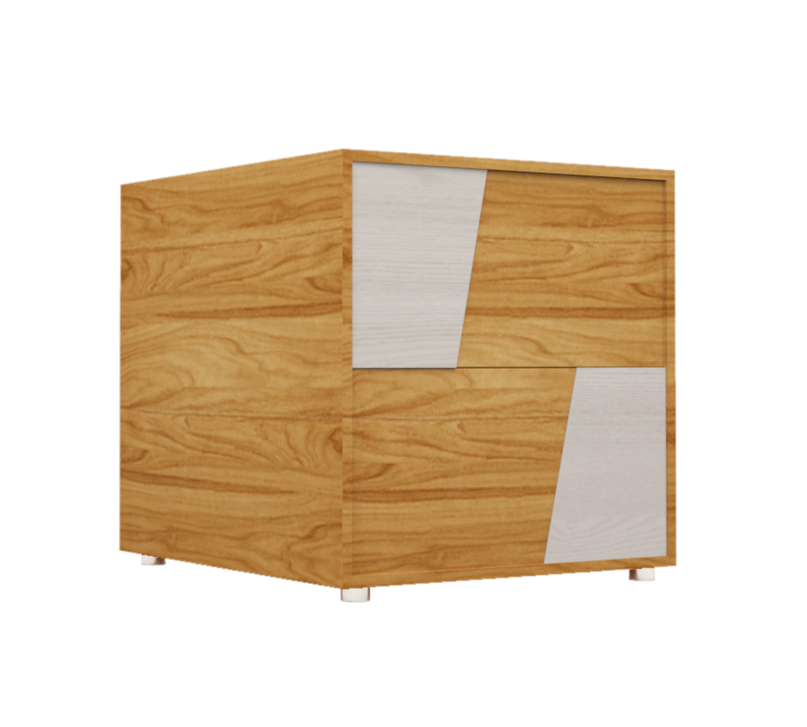 Bedside Table With Drawer in Wooden -