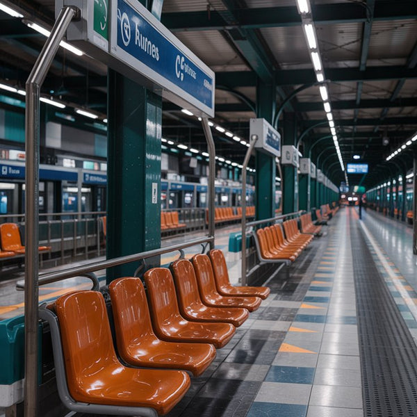 <b>Bus Stand Furniture:</b> We offer durable and functional bus stand furniture, including weather-resistant seating and shelters, designed to enhance passenger comfort and improve public transport infrastructure.