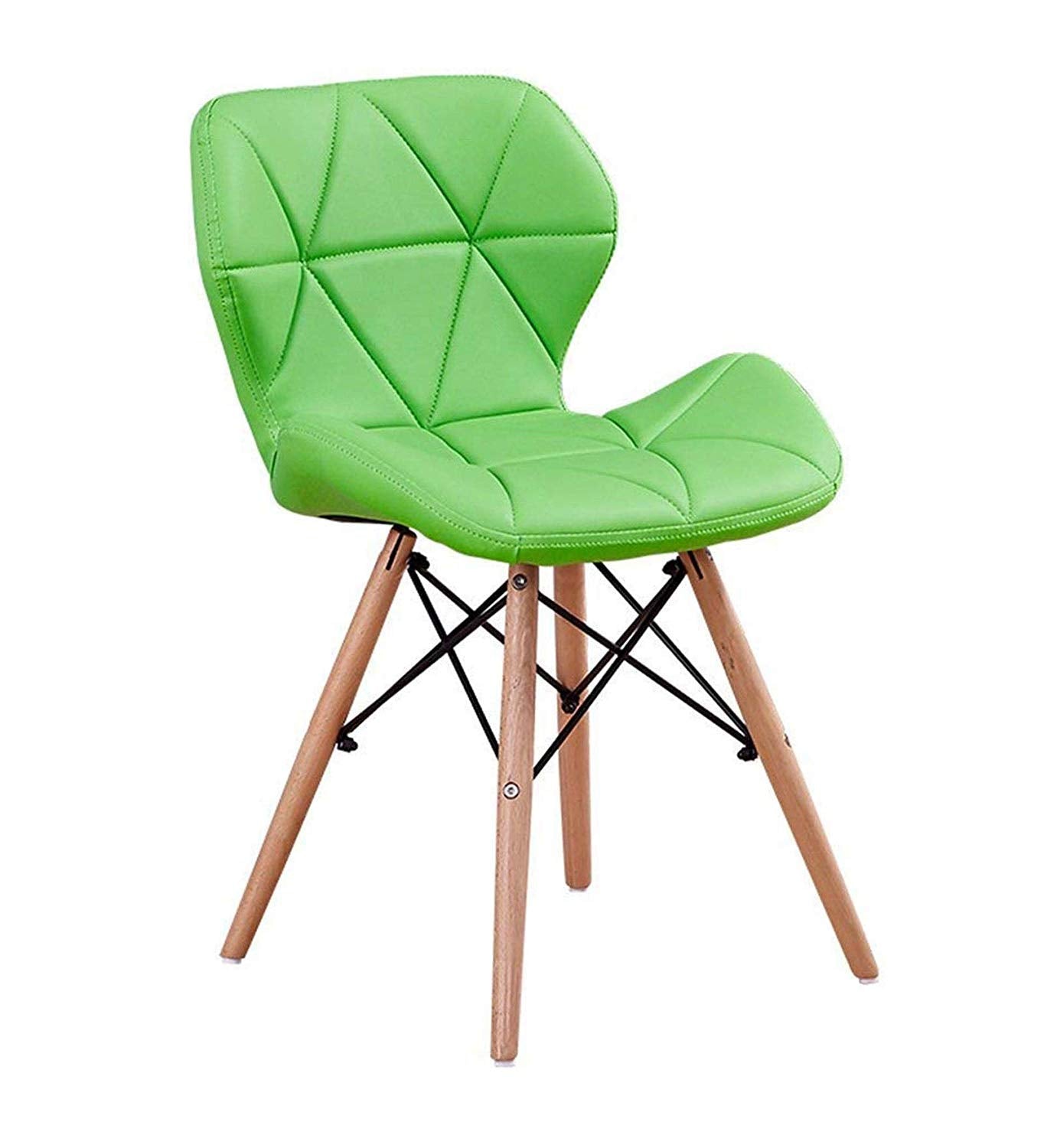 Cafe Chair With Medium Back Wooden Legs Base -