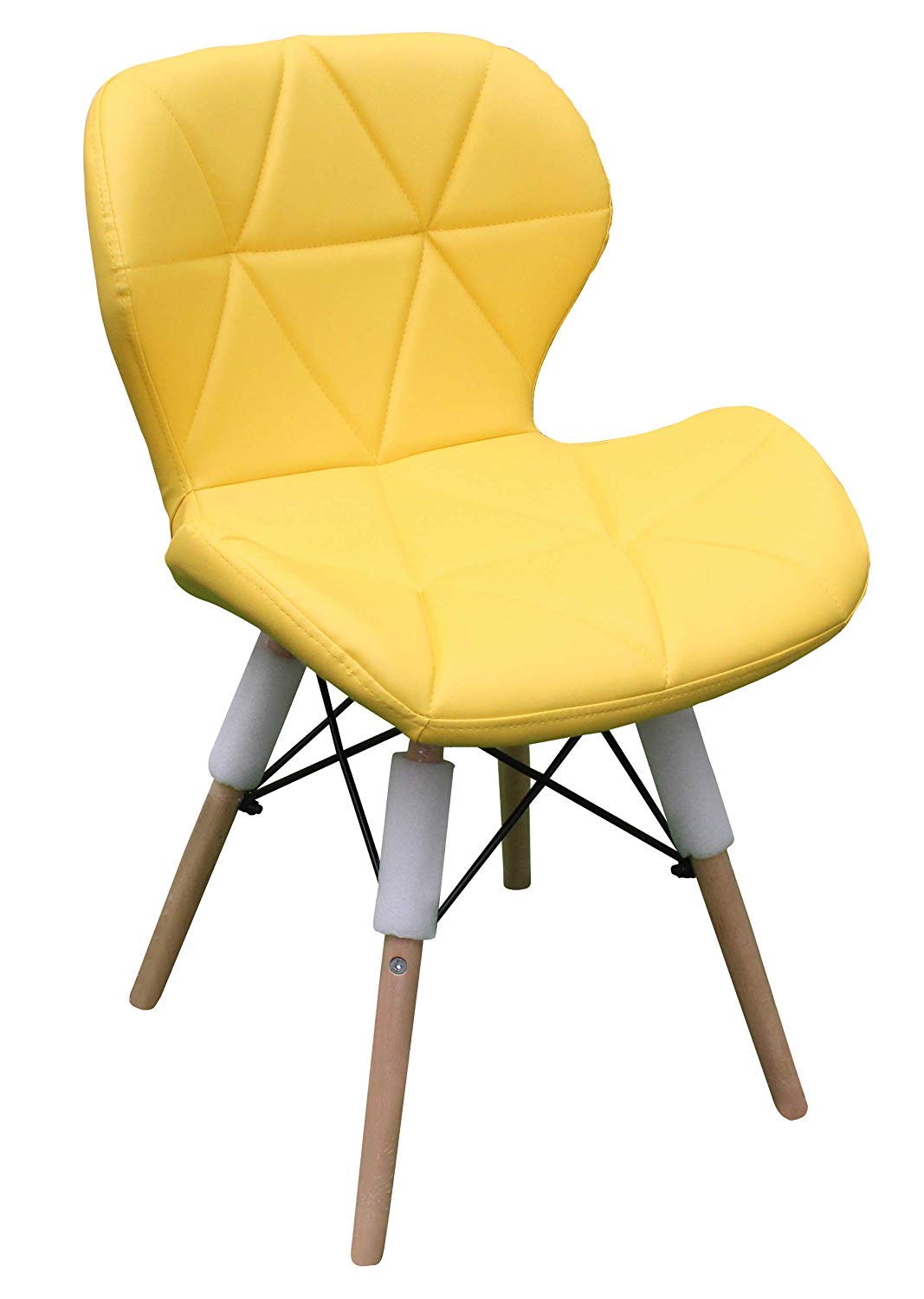 Cafe Chair With Medium Back Wooden Legs Base -