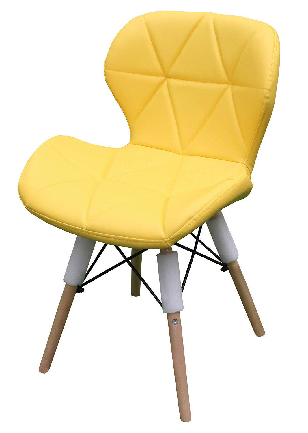 Cafe Chair With Medium Back Wooden Legs Base -