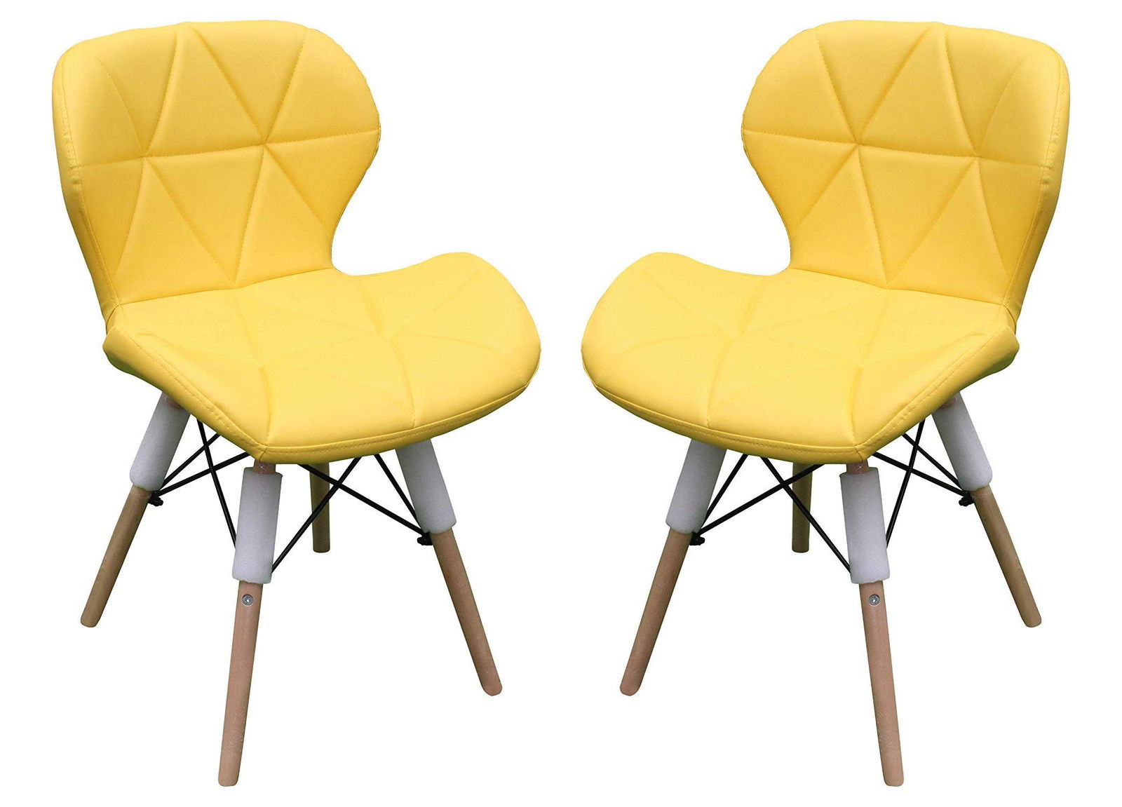 Cafe Chair With Medium Back Wooden Legs Base -