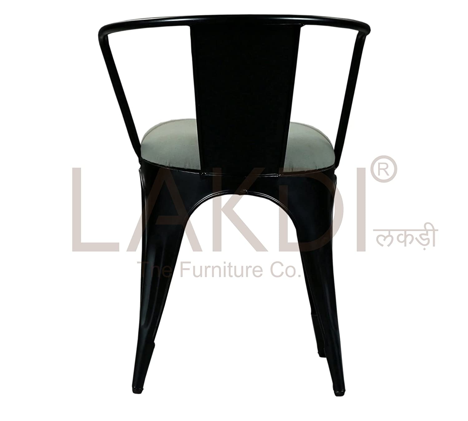 Cafe Chair With Metal Frame Legs Base -