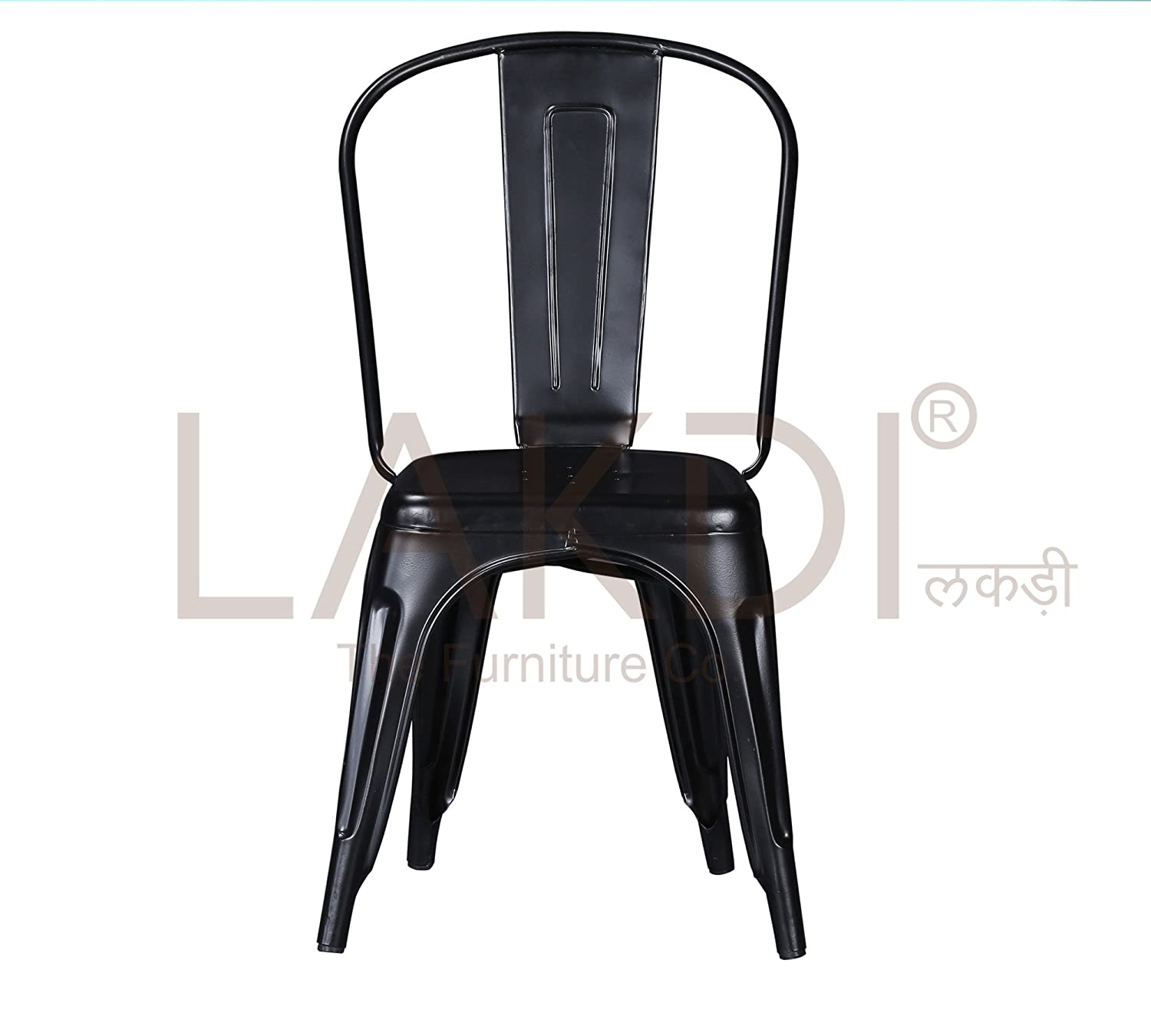 Cafe Chair With Metal Frame Legs Base -
