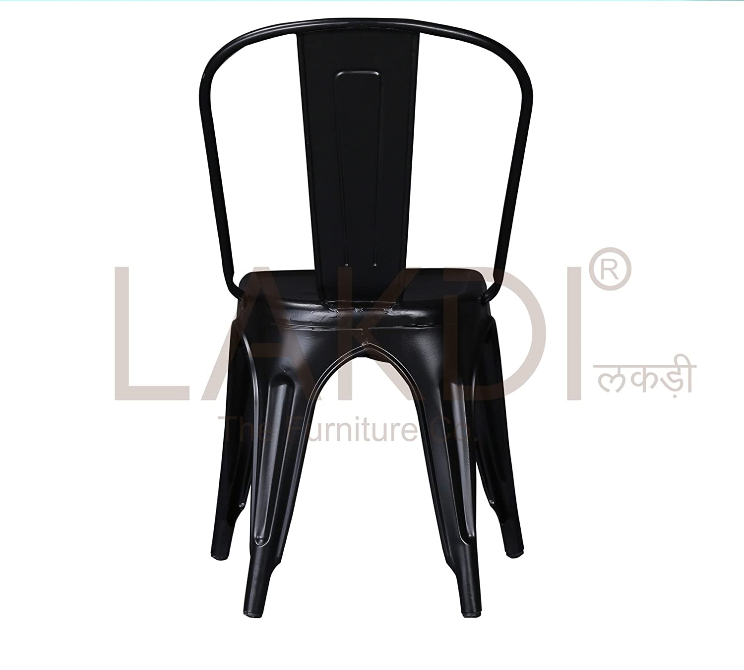 Cafe Chair With Metal Frame Legs Base -