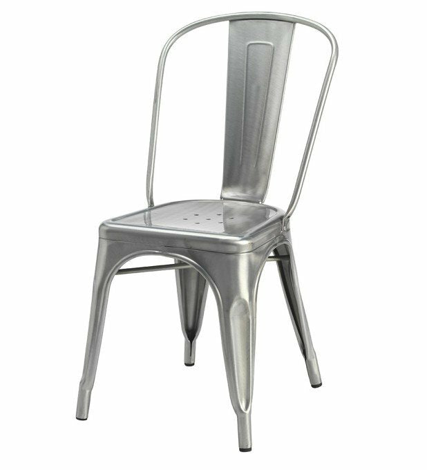 Cafe Chair With Metal Frame Legs Base -