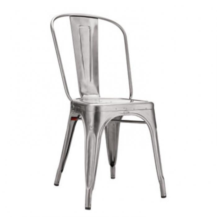 Cafe Chair With Metal Frame Legs Base -