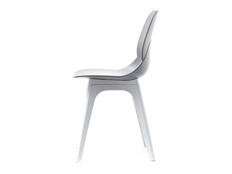 Cafe Chair in Grey Top and Base -