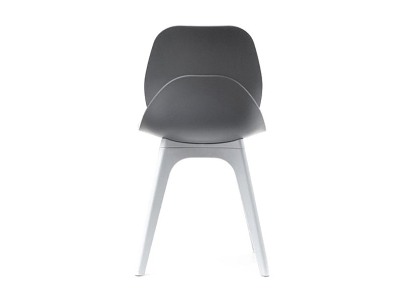 Cafe Chair in Grey Top and Base -