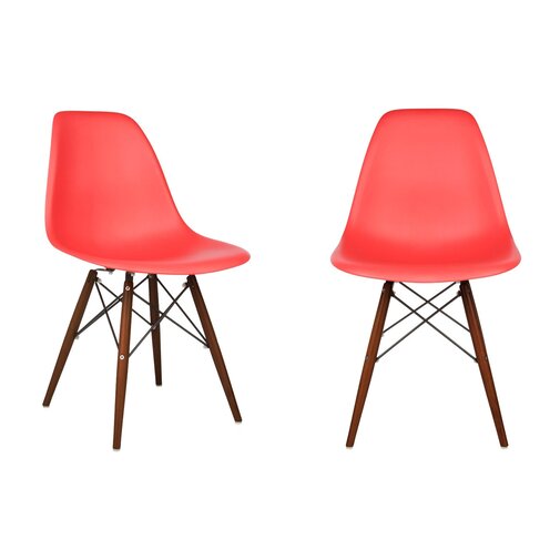 Cafe Chair in Wooden Legs Base -