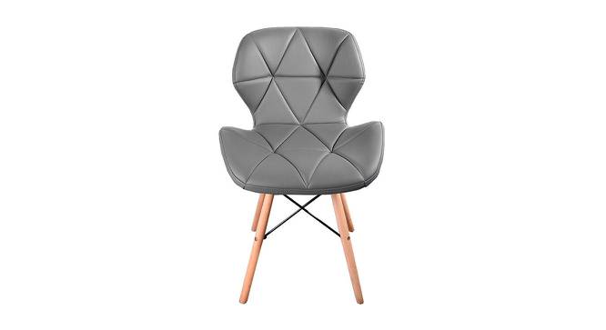 Cafe Chair in Wooden Legs Base Leatherette -