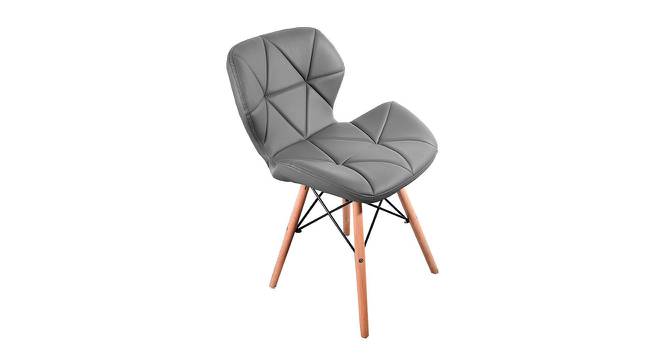 Cafe Chair in Wooden Legs Base Leatherette -