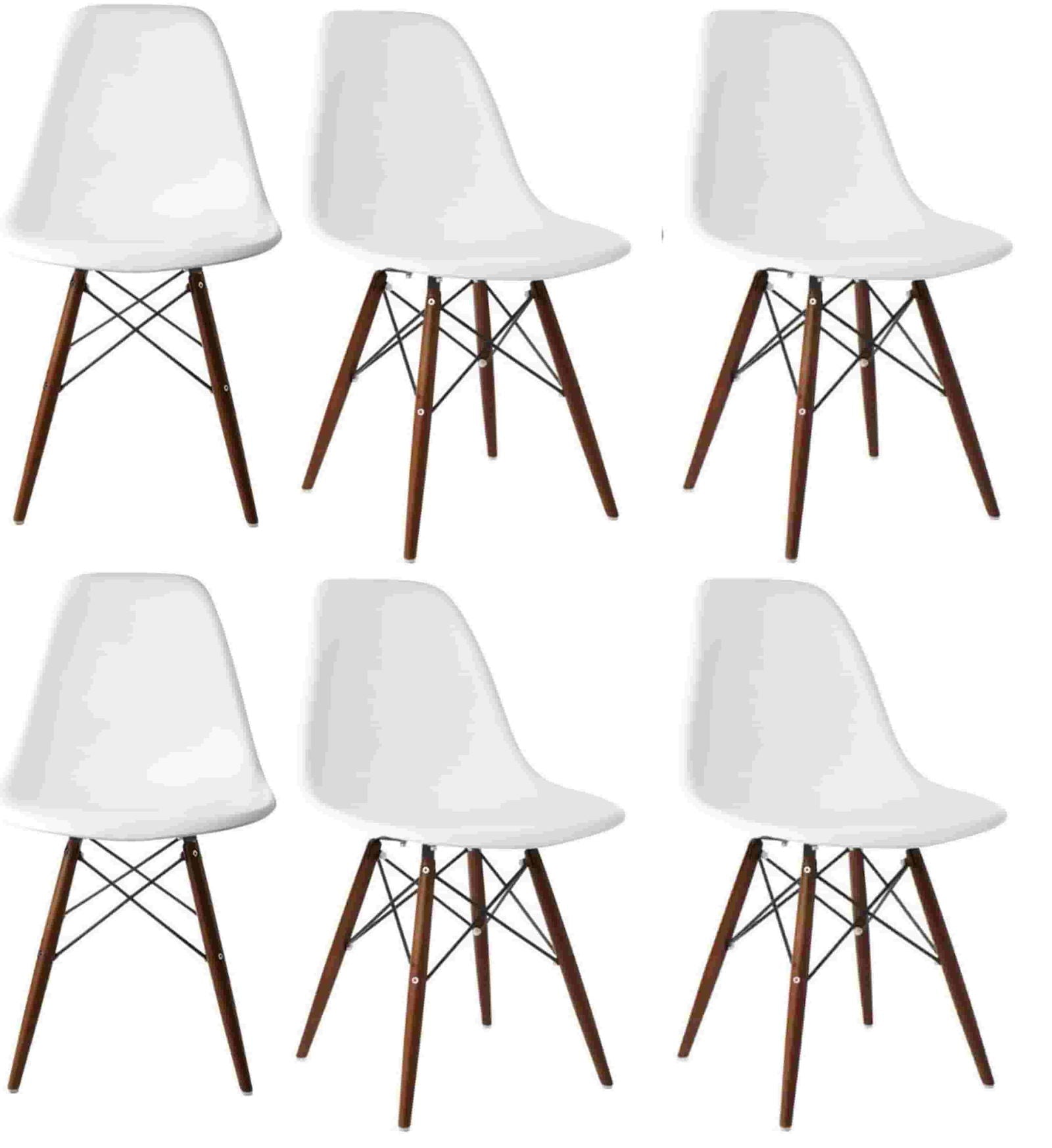 Cafe Chair in Wooden Legs Base PP Molded -