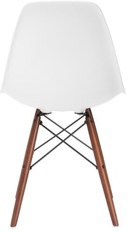 Cafe Chair in Wooden Legs Base PP Molded -