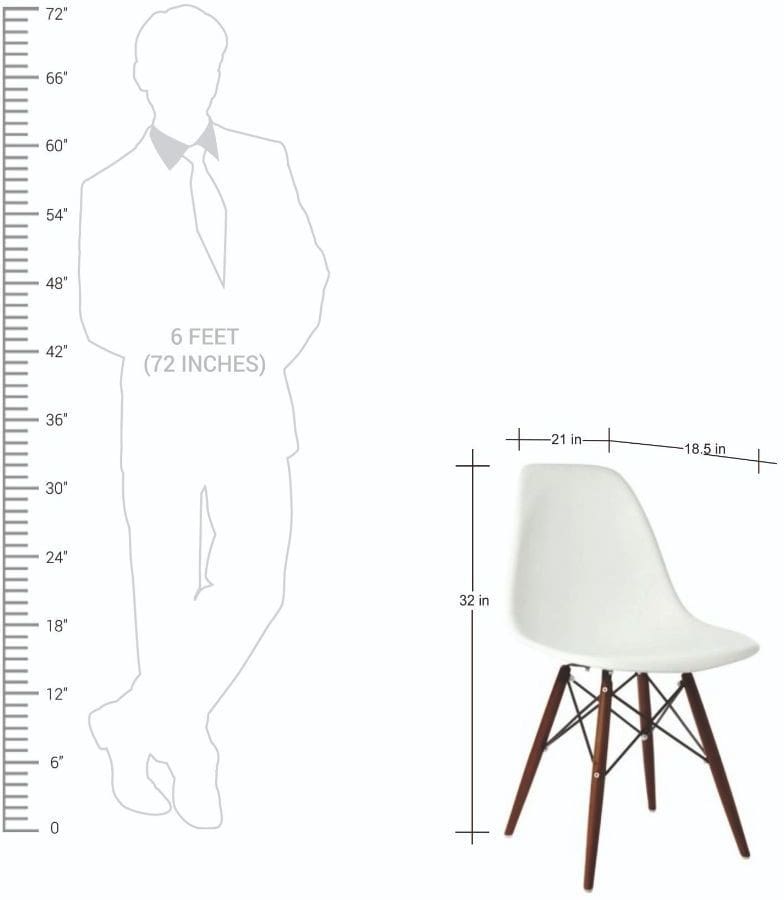 Cafe Chair in Wooden Legs Base PP Molded -