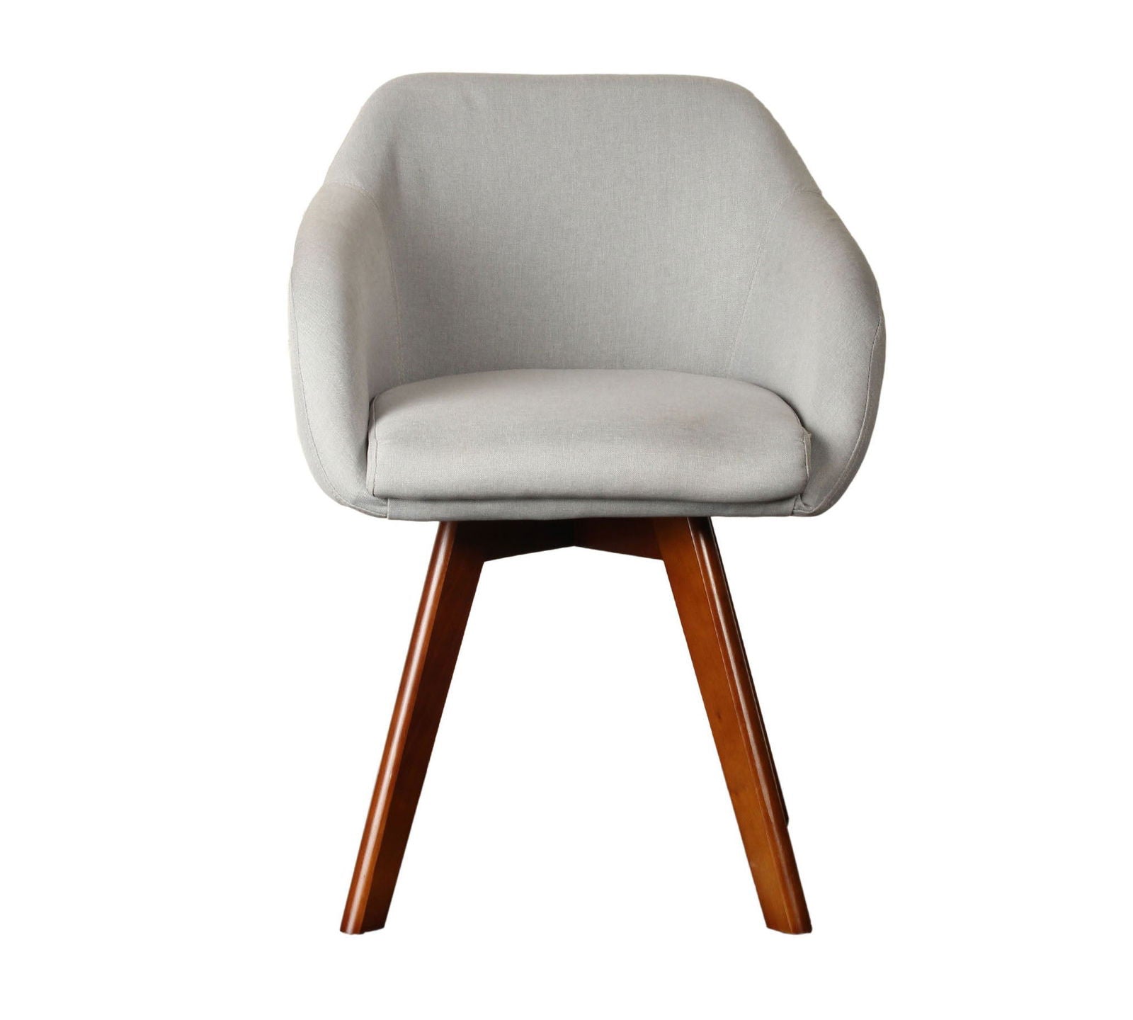 Cafe Lounge Accent Chair in Solid Wood Frame -