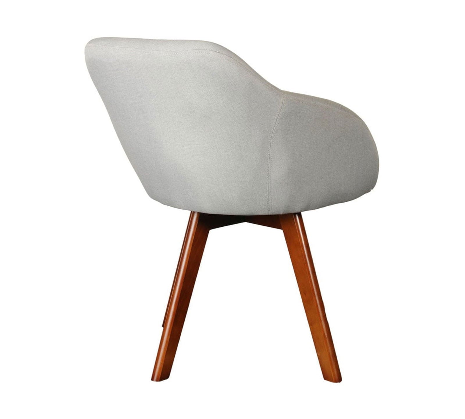Cafe Lounge Accent Chair in Solid Wood Frame -