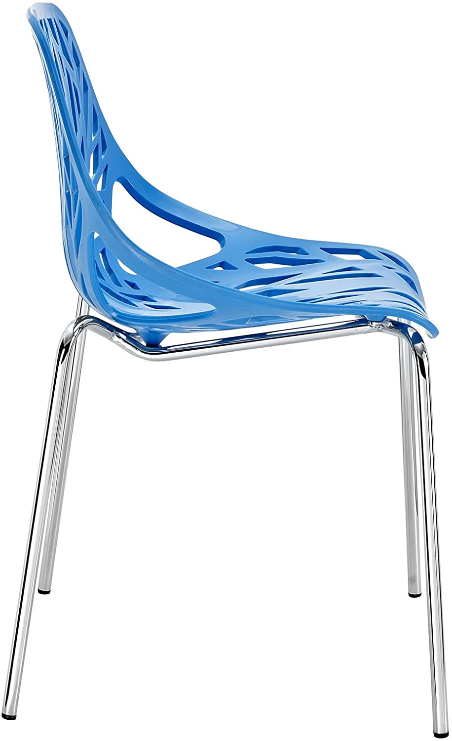 Cafe Outdoor Chair in Metal Legs Base Designer -