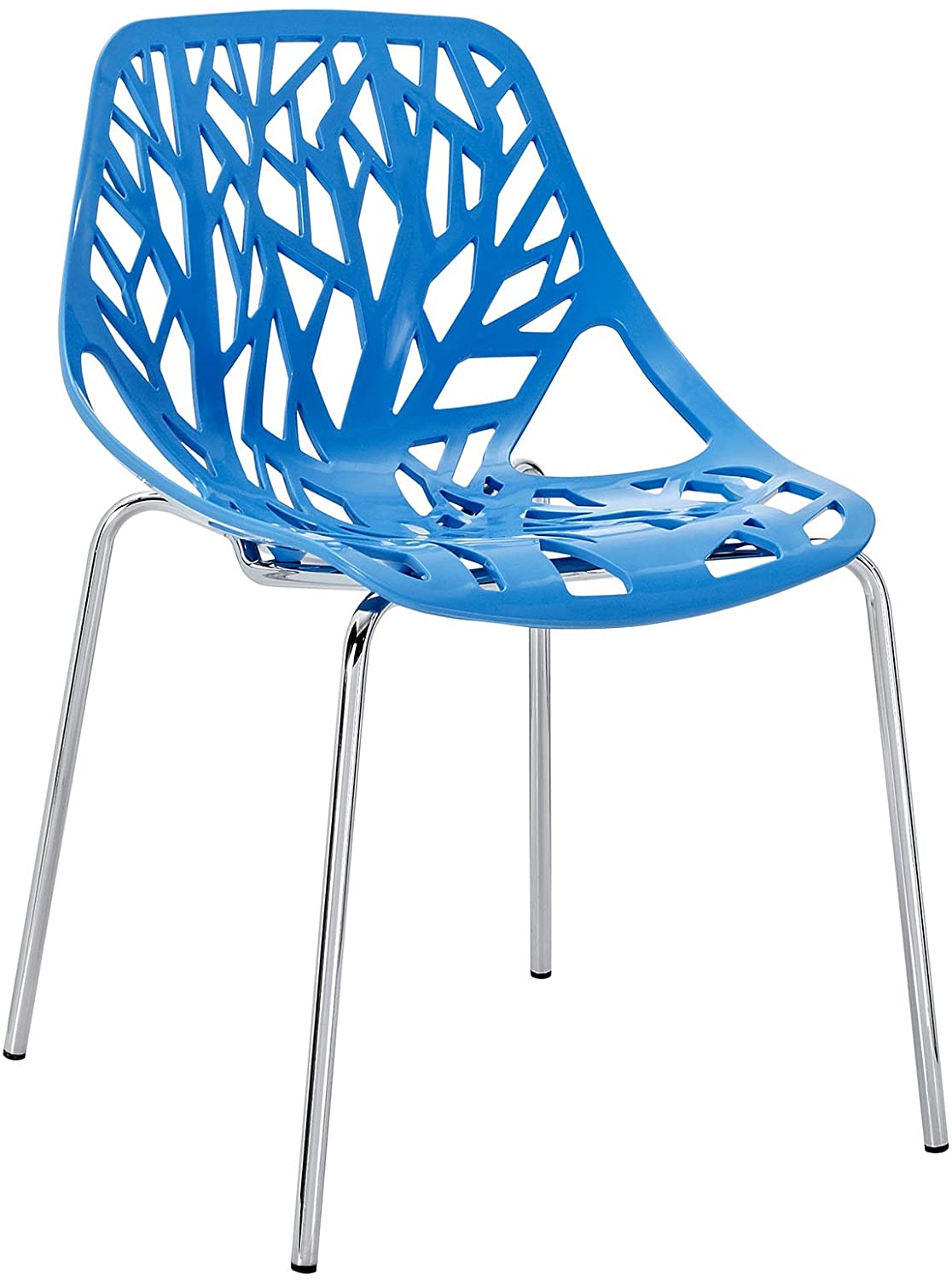 Cafe Outdoor Chair in Metal Legs Base Designer -