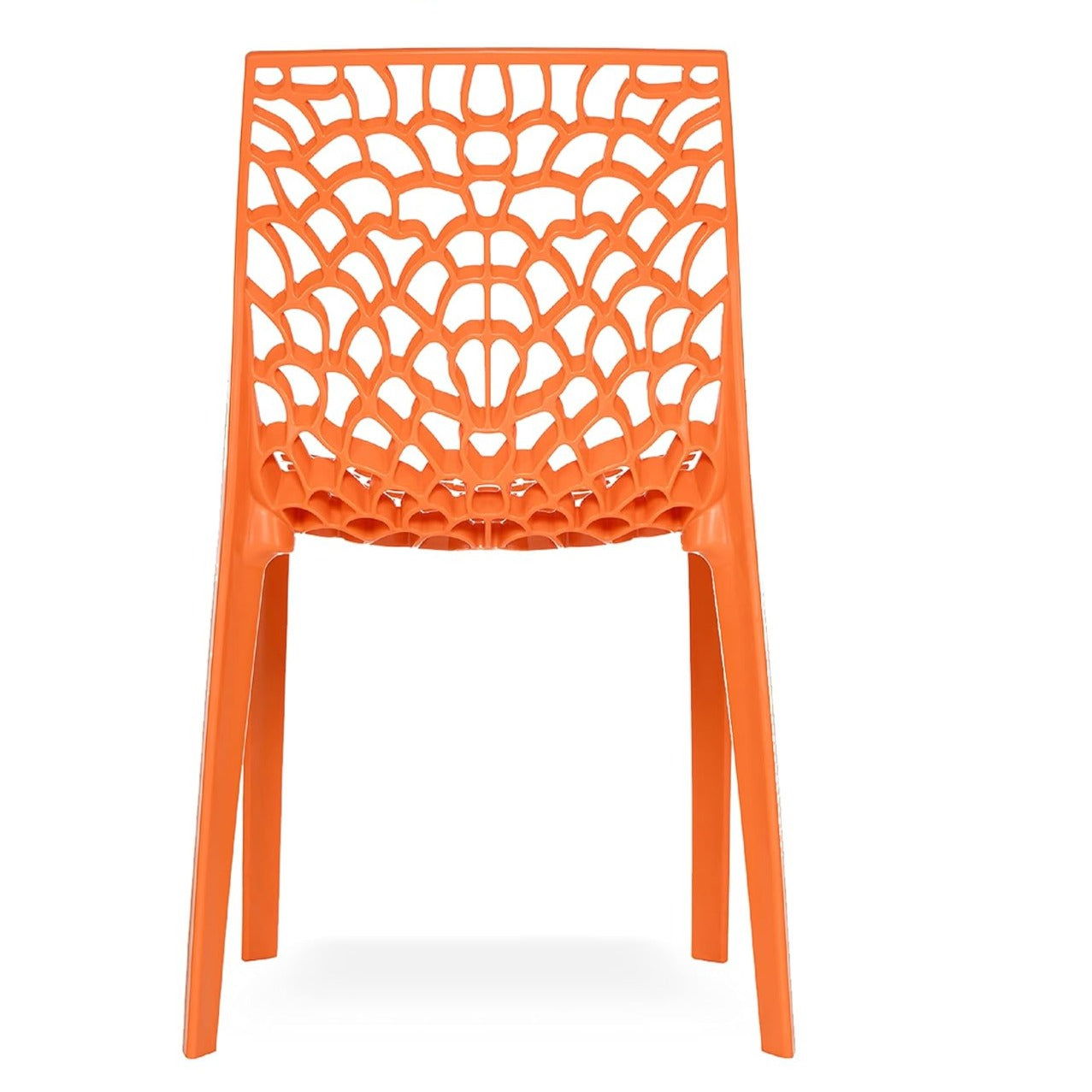 Cafe Outdoor Orange Chair -