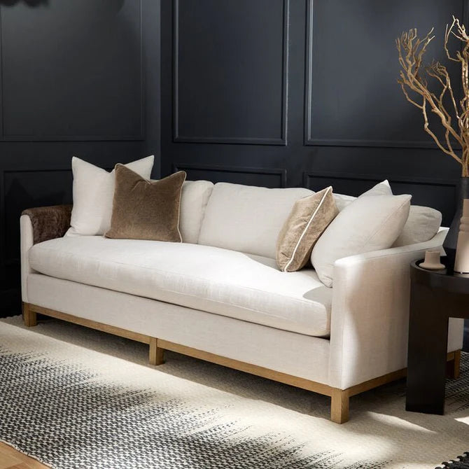 3-Seater office sofa designed for office or reception use, featuring soft Suede fabric, exceptional comfort, and high-quality Durable construction.