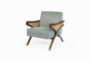 Cane & Wicker Arm Chair -