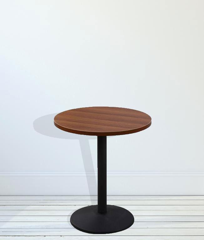 Center Table Pre-Laminated Particle Board Top with Metal Frame -