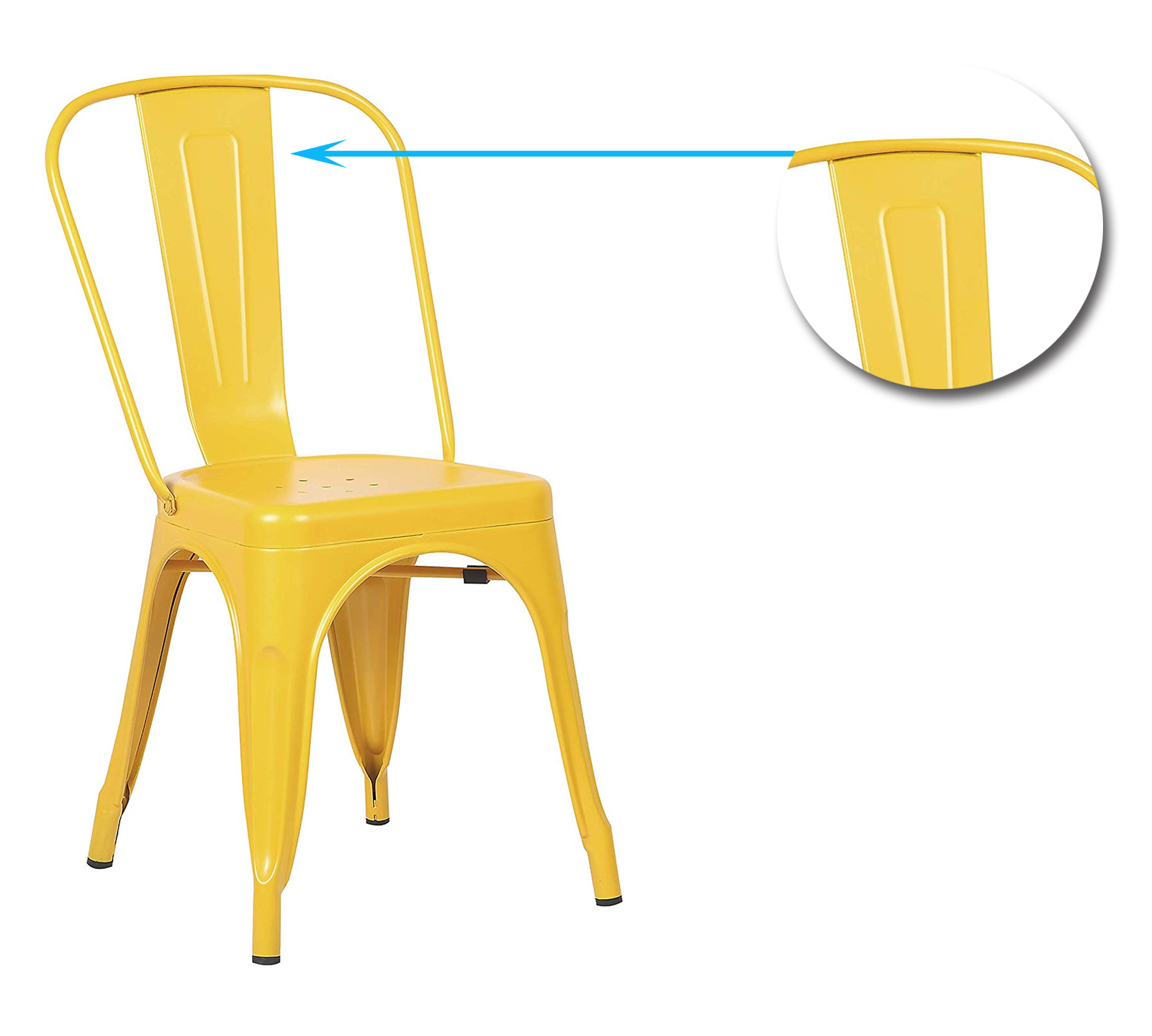 Chairs for Cafe With Metal Frame -
