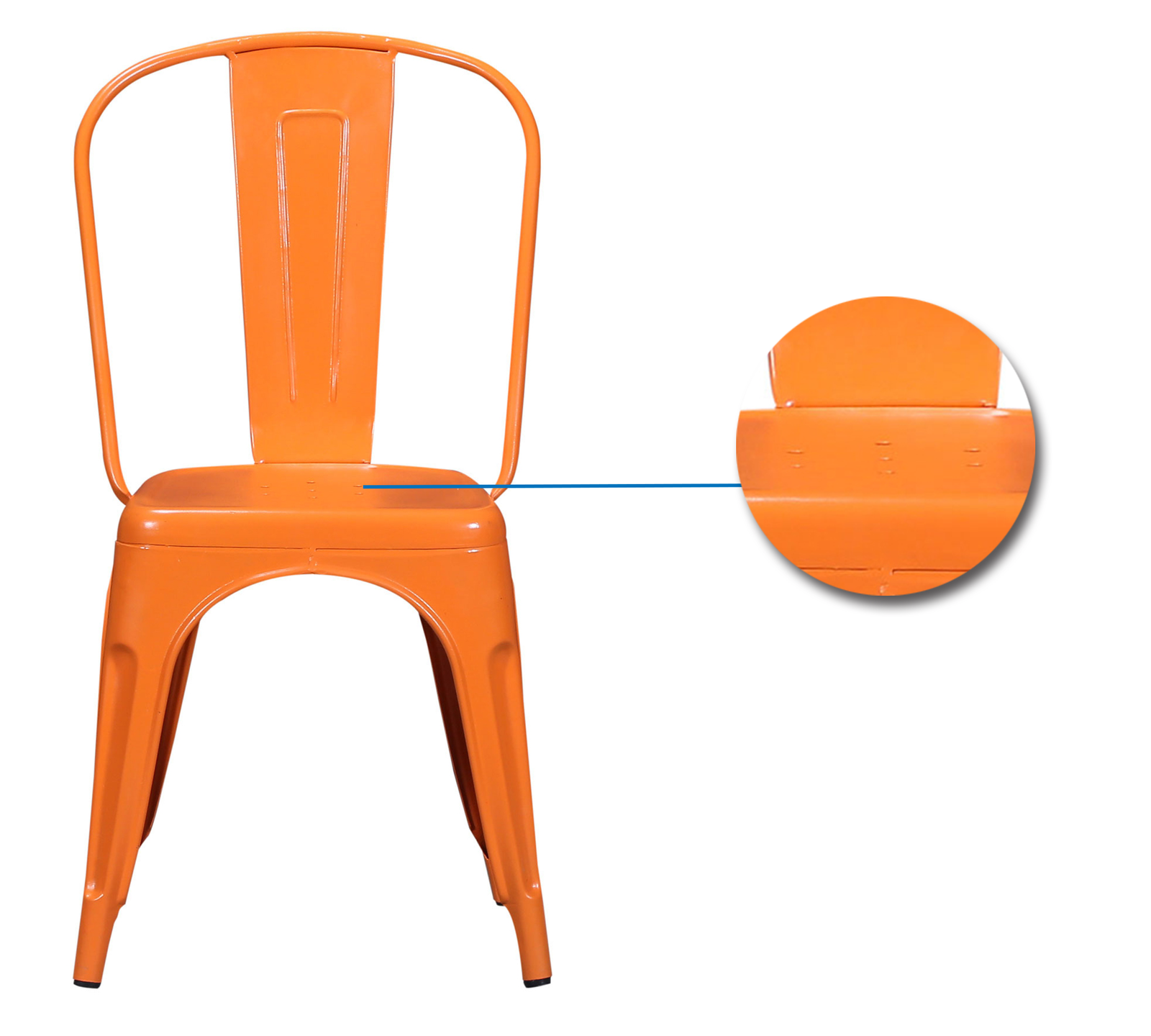 Chairs for Cafe With Metal Frame -