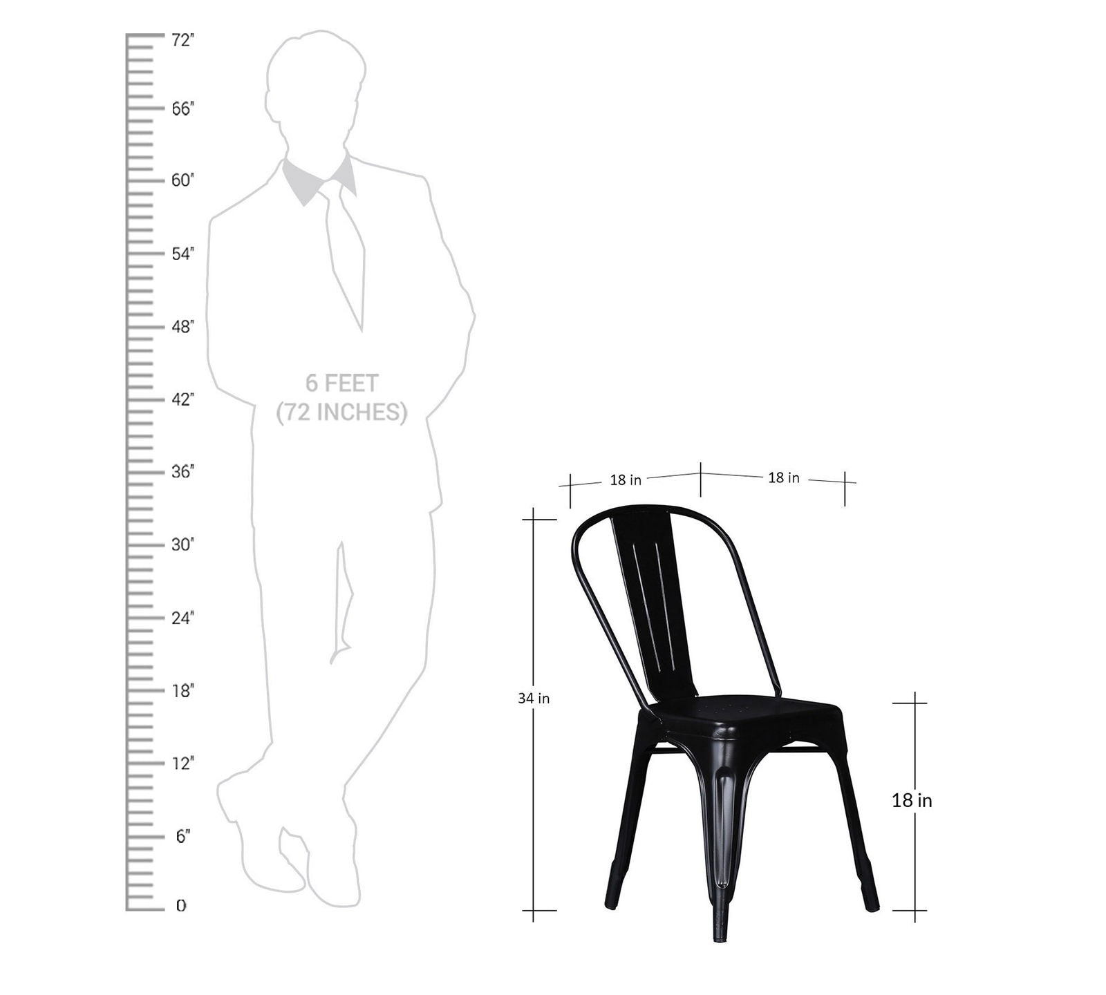 Chairs for Cafe With Metal Frame -