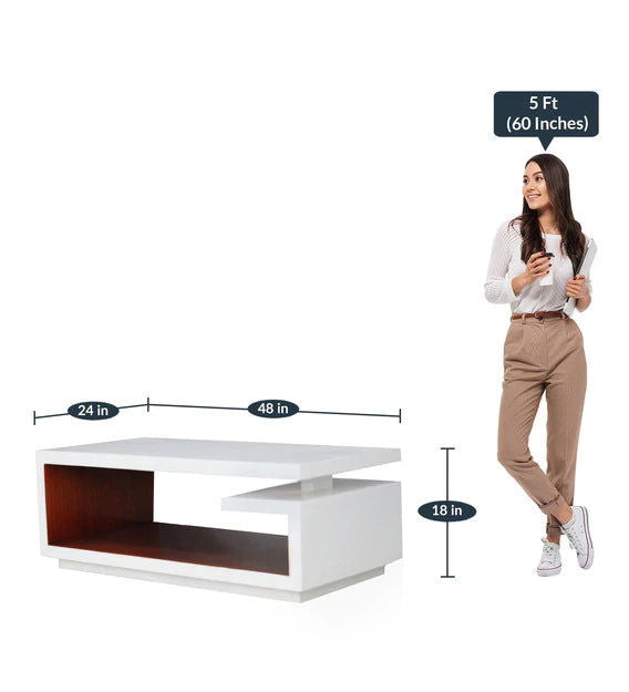 Coffee Center Table in Engineered Wood -