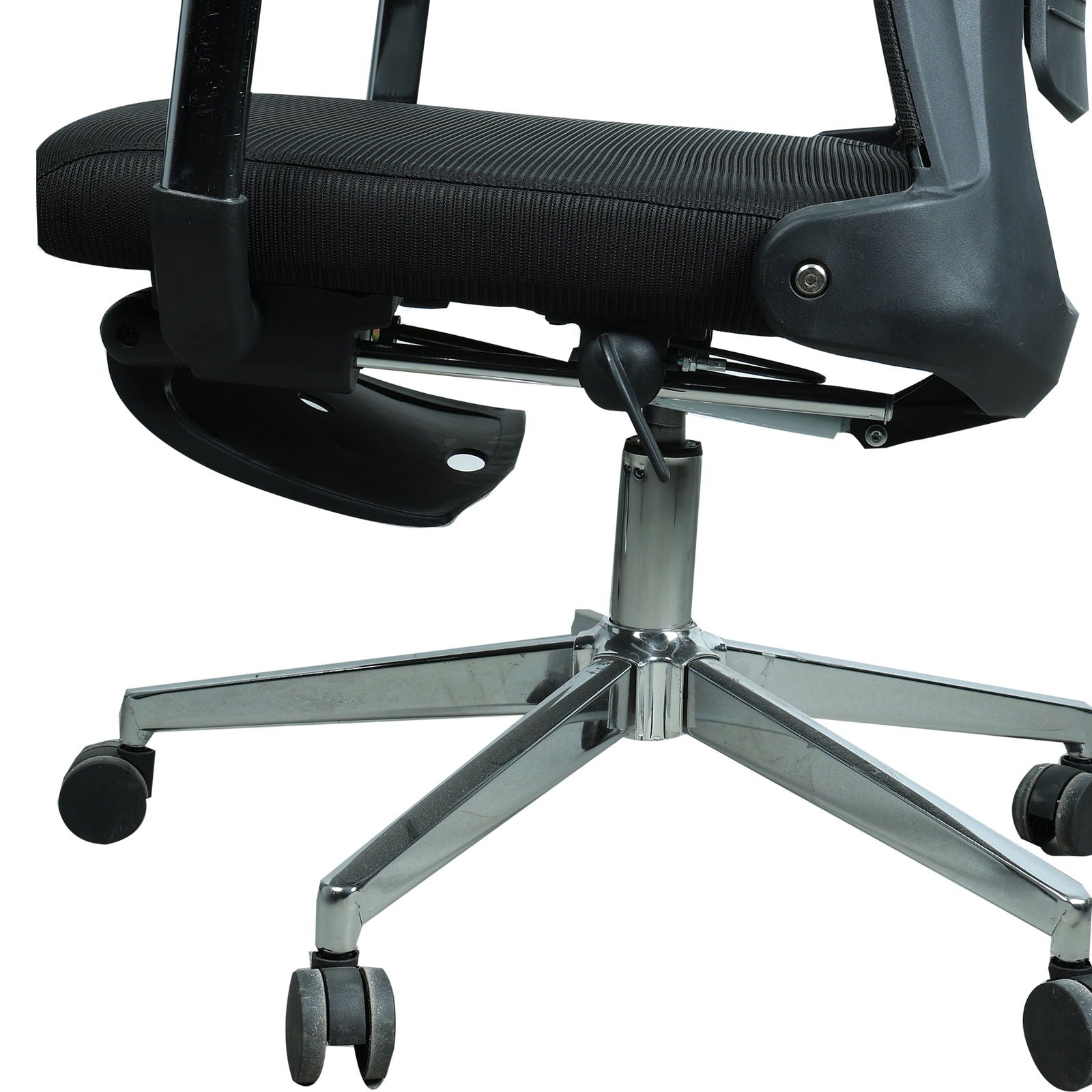 Comfortable Chair for Home with Highback, Headrest, Armrest in Black -