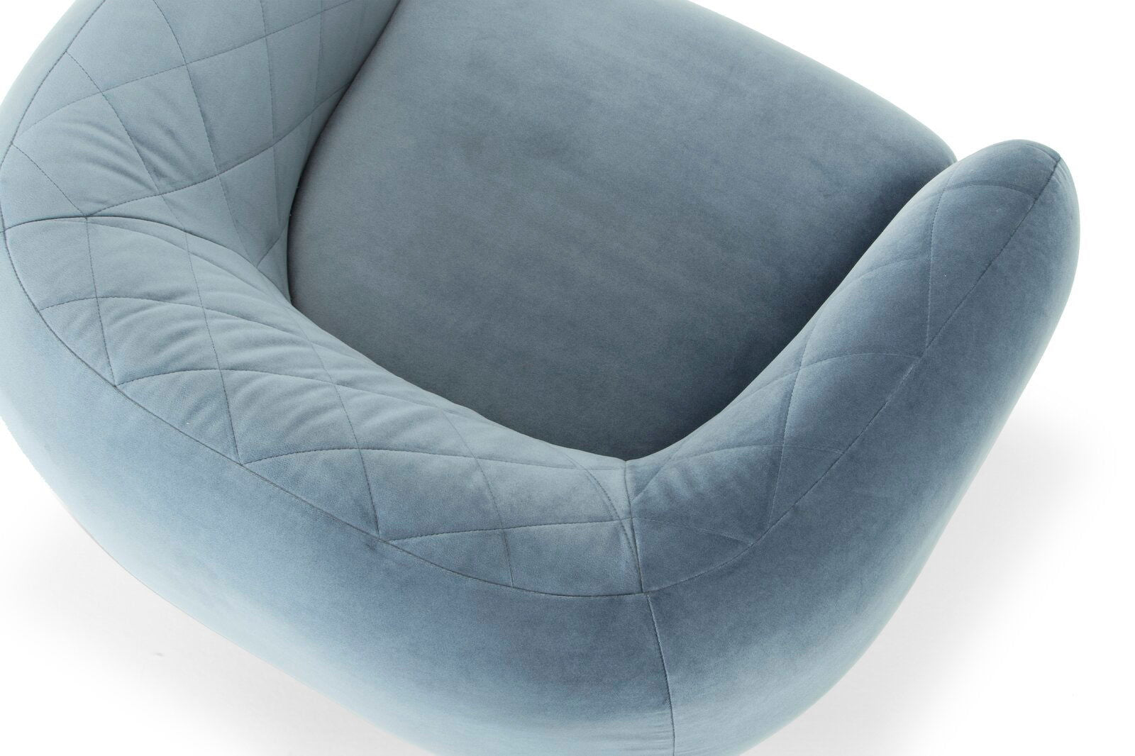 Comfortable Durable Single Seater Chair with Gold Legs -