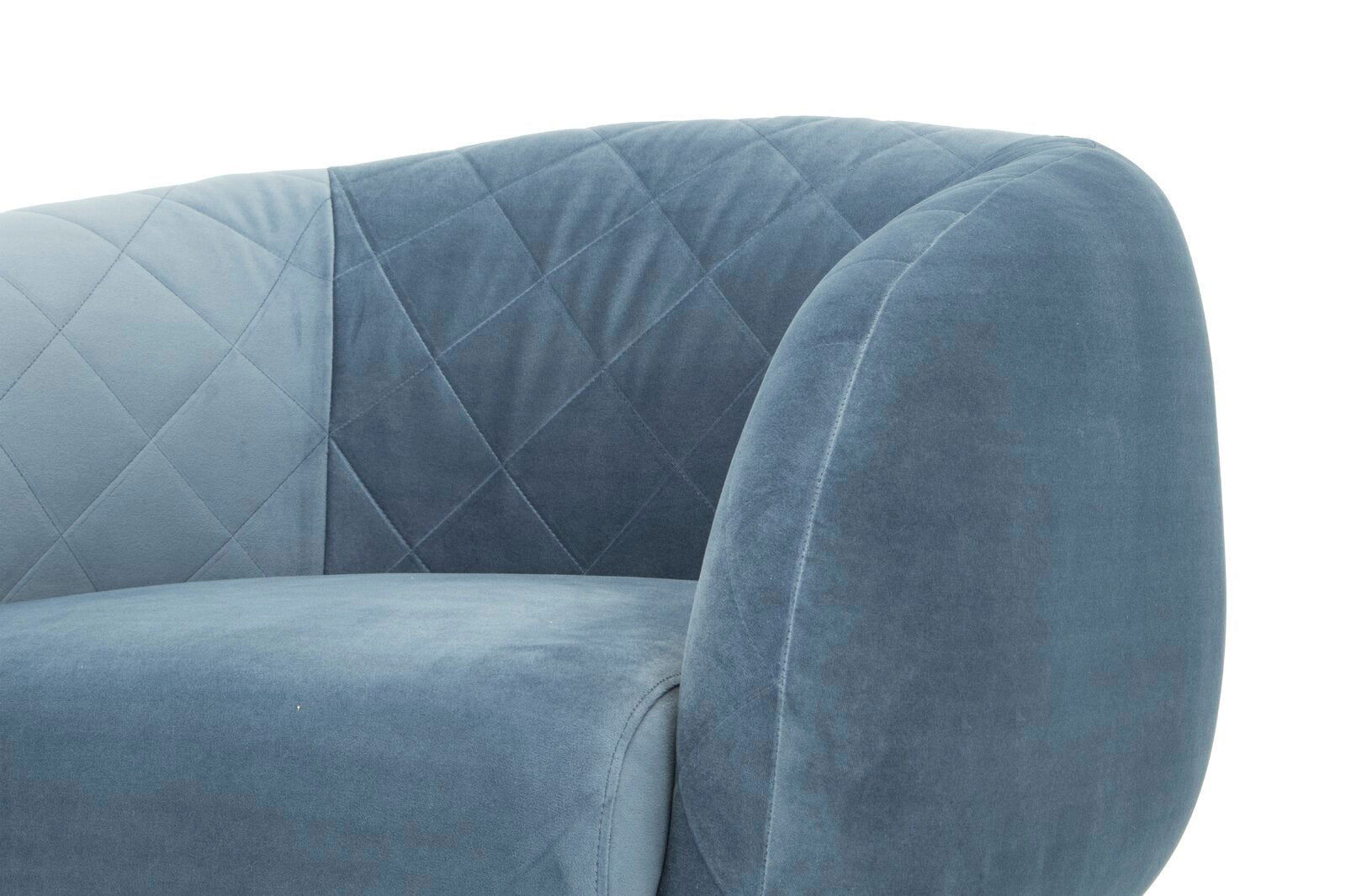 Comfortable Durable Single Seater Chair with Gold Legs -