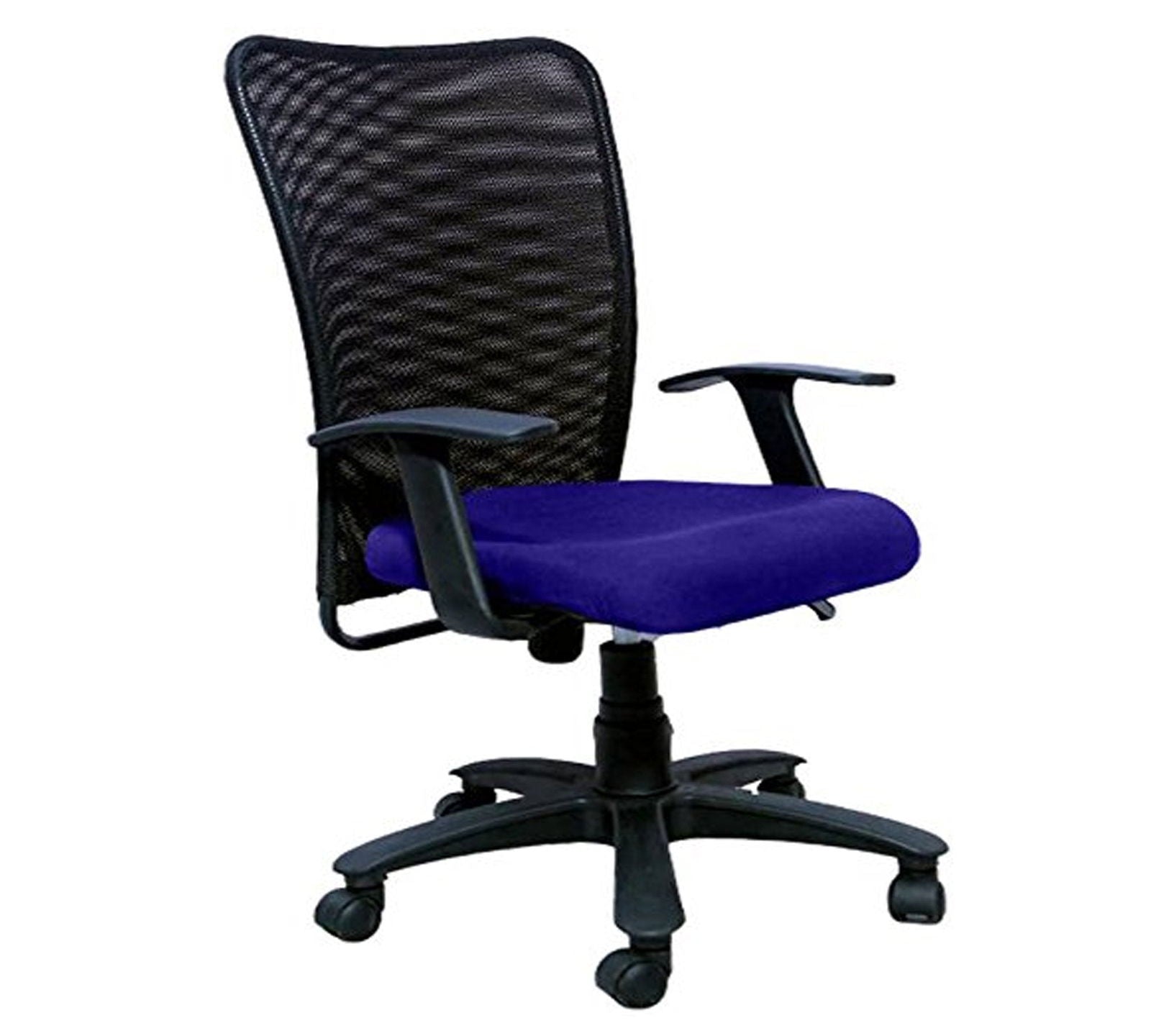 Comfortable Executive Office Chair with Height Adjustable Nylon Base -
